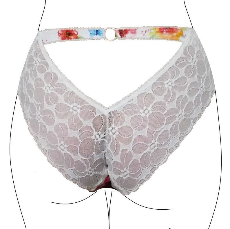 Dora Vcut Lace Back Panties Sewing instructions Pack with Etsy