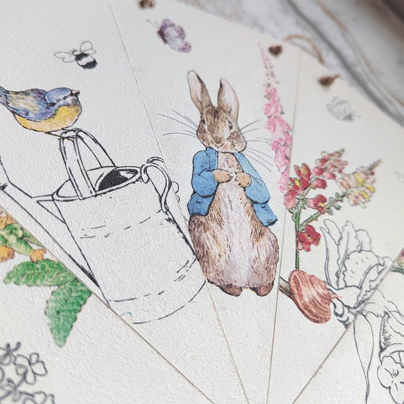 Peter Rabbit Wooden Bunting Nursery Decor Party Decoration - Etsy