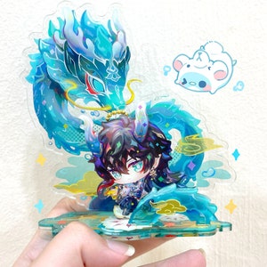 Honkai: Star Rail [Fanmade] - Dan Heng • Imbibitor Lunae 3 Layers Acrylic Standee Keychain, Charm, Figure, Acrylic Stand