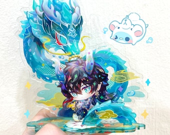 Honkai: Star Rail [Fanmade] - Dan Heng • Imbibitor Lunae 3 Layers Acrylic Standee Keychain, Charm, Figure, Acrylic Stand