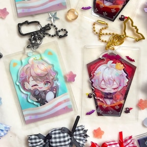 Vtuber Nijisanji JP [Fanmade] Kanae | Kuzuha ChroNoiR Sleeping pouch Series PVC Acrylic Charms