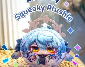Sunday Plushie Keychain, Squeaky Toy, Honkai Star Rail [Fanmade] - HSR, Stuffed Toy