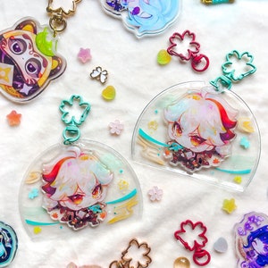 Kazuha Acrylic PVC Keychain Charm - Genshin Impact [fanmade] , Kazuha ...