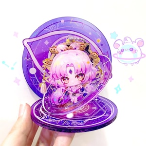 Honkai: Star Rail [Fanmade] - Fu Xuan Ring & 2 Layers Acrylic Standee Keychain, Charm, Figure , Ringed , Acrylic Stand