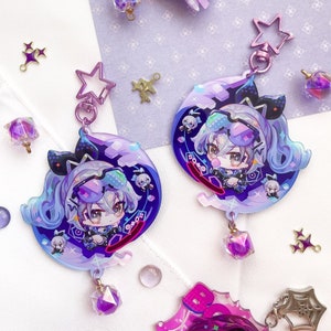 Honkai: Star Rail [Fanmade] - Silver Wolf Acrylic Keychain, Charm