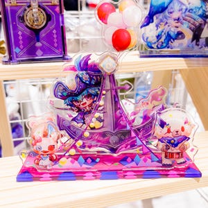 Brant Standee - Piratenschiff Aufsteller, Schaukel Aufsteller, Brant & Troupe of Fools, Wuthering Waves [Fanmade], Wuwa, Brant Acryl Ständer, Schlüsselanhänger