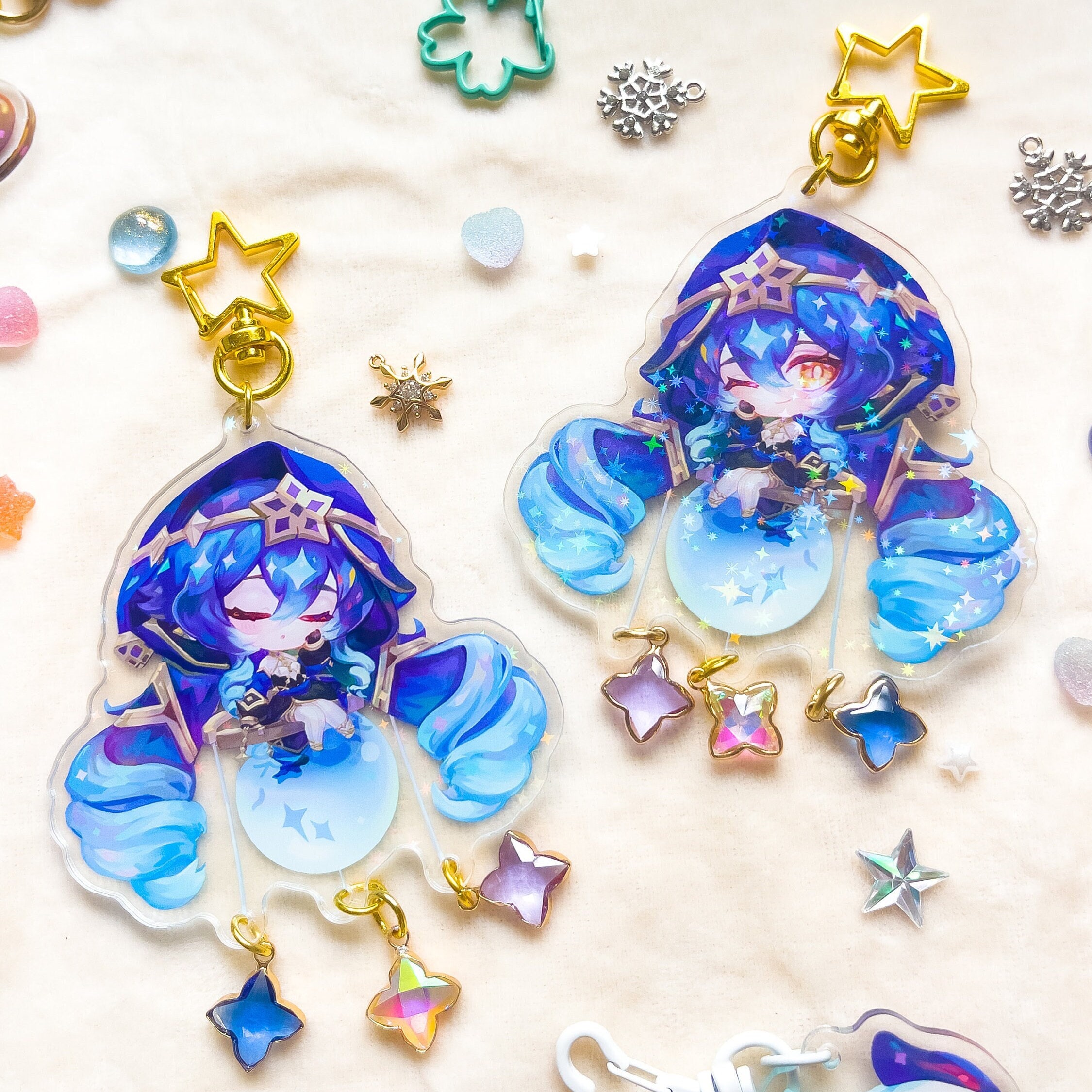 Layla Acrylic Keychain Charm - Genshin Impact