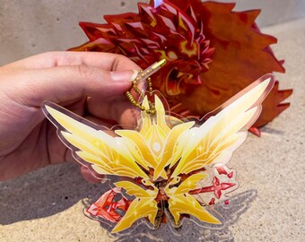 Mydei Lance of Fury Keychain - Honkai Star Rail [fanmade