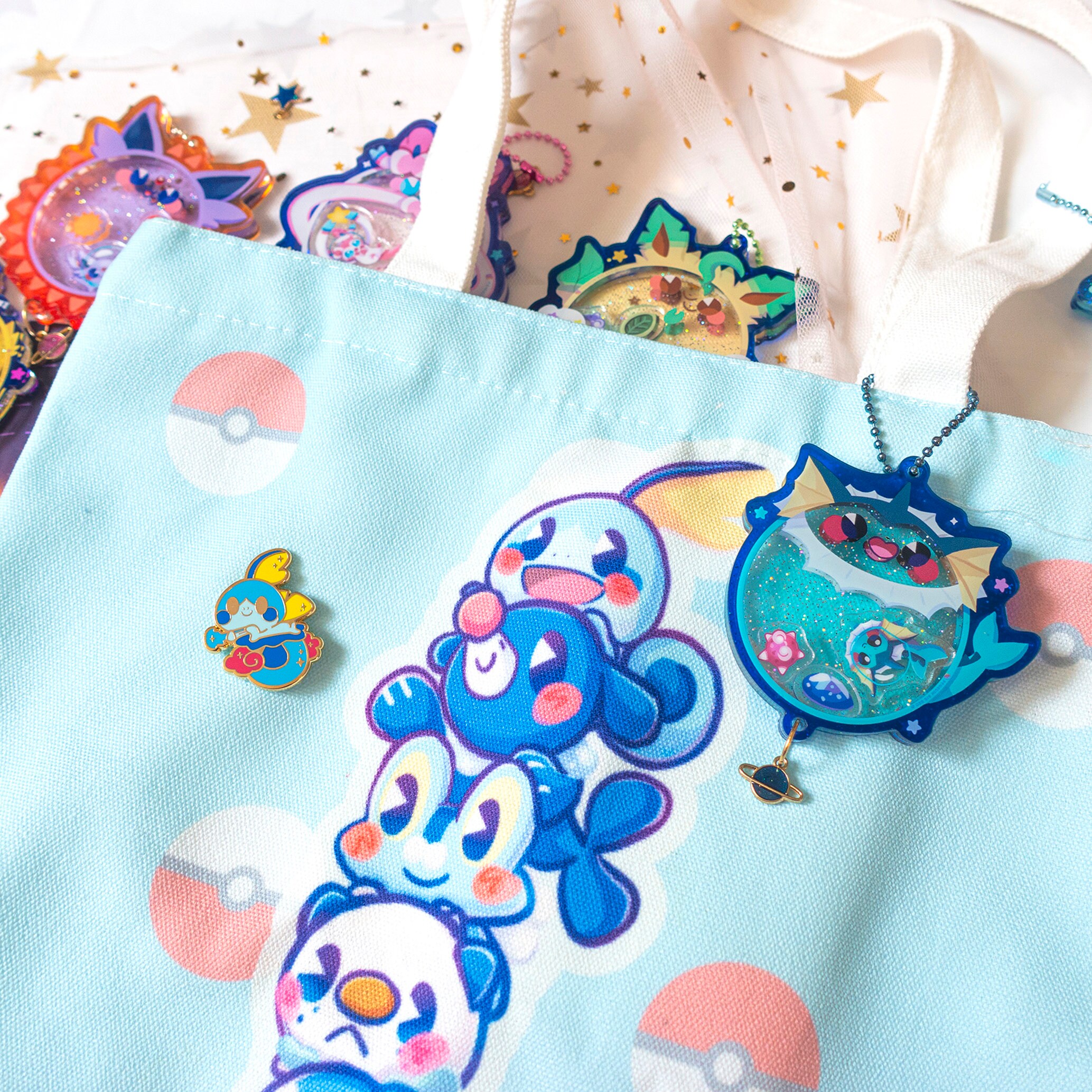 ギャラクシー イーブイ進化 グリッターシェイカーチャーム