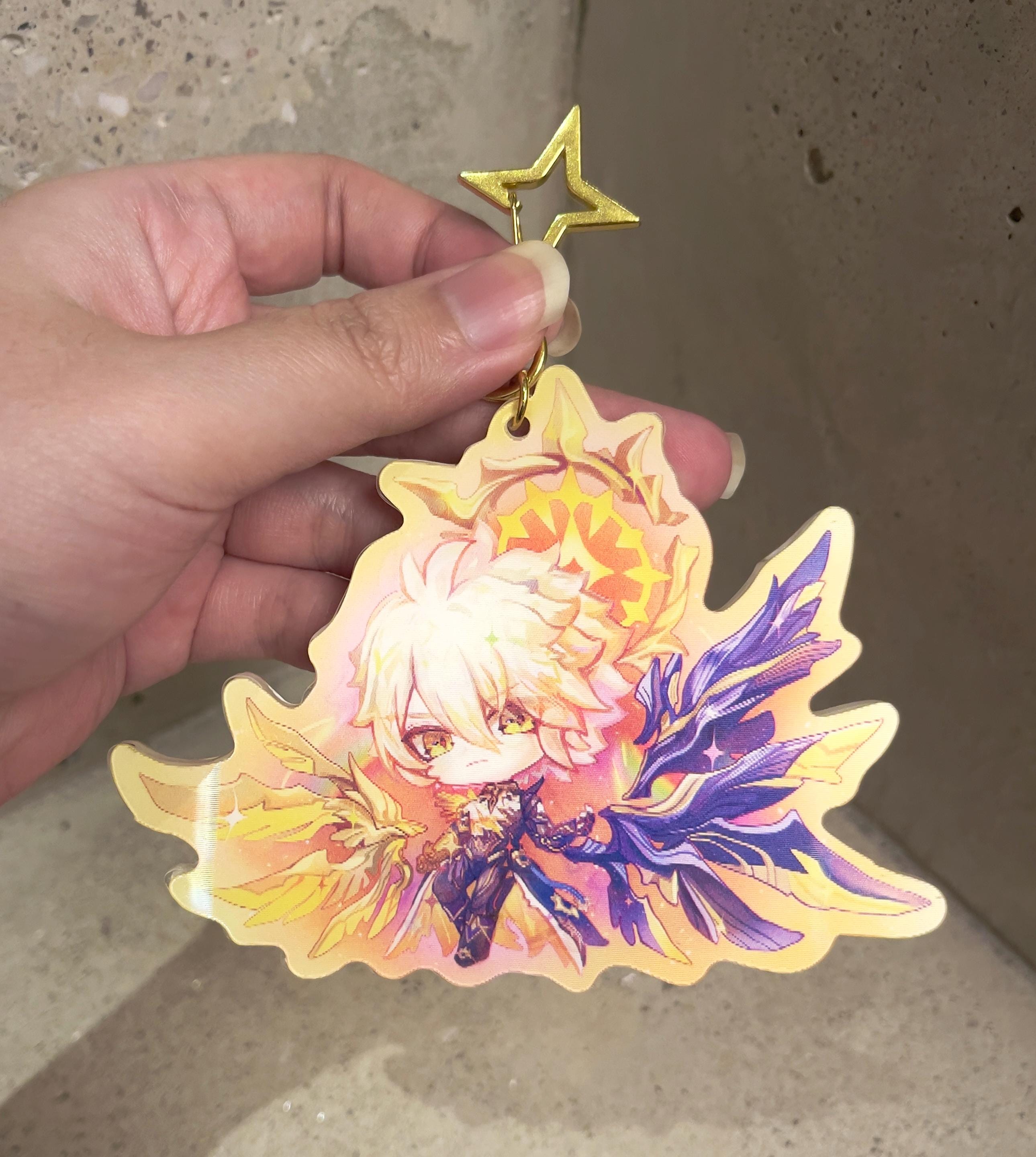 Phainon: Phainon Ultimate Form, Khaslana Acrylic Keychain- Honkai