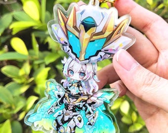 Firefly Sam Acrylic Keychain / Charm , Pull able / Openable - Honkai Star Rail [Fanmade]