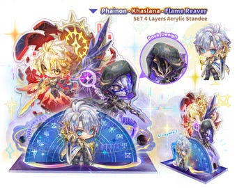Phainon - Khaslana - Flame Reaver Set Acrylic Standee, Honkai