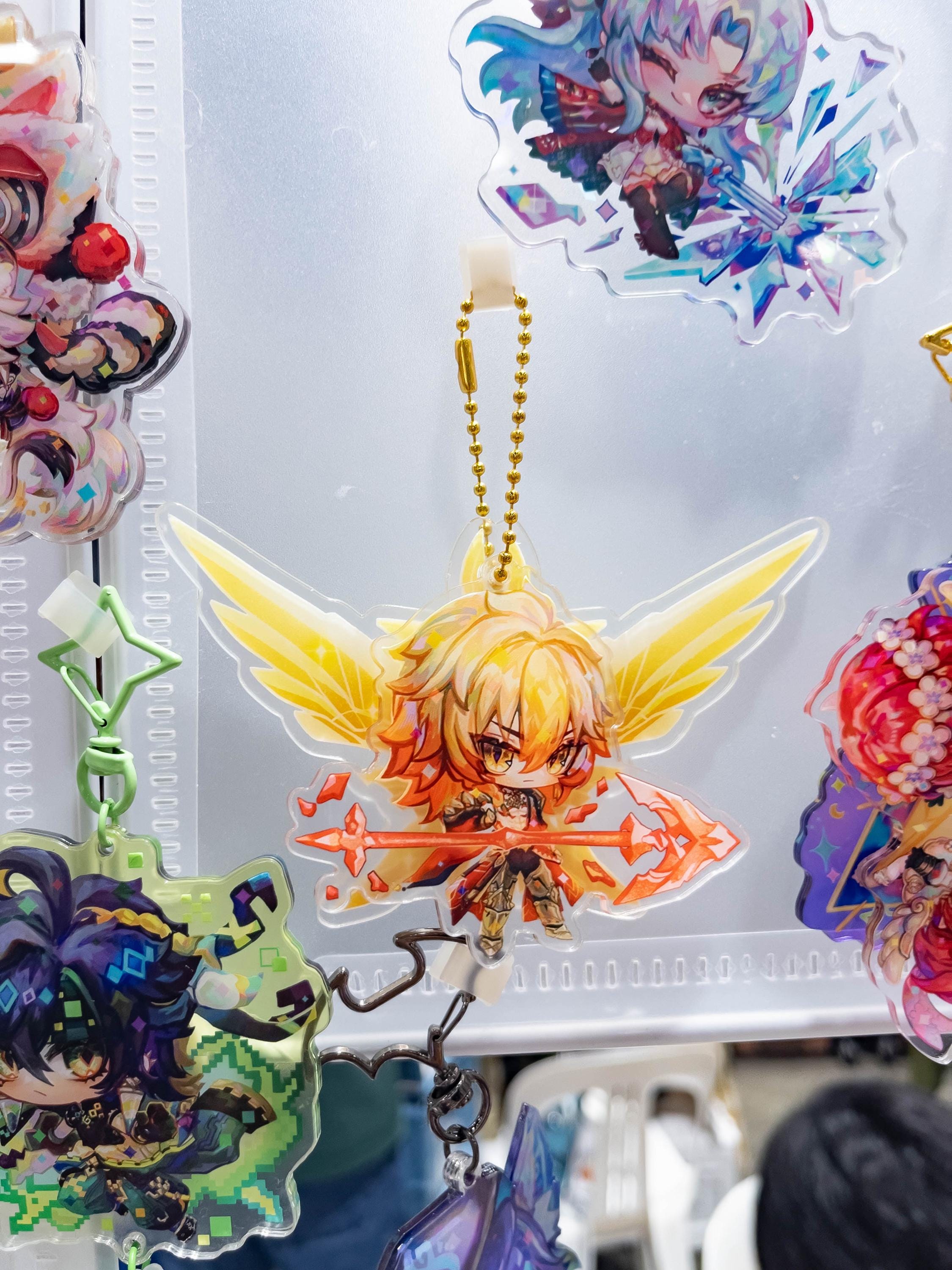 Mydei Lance of Fury Keychain - Honkai Star Rail [fanmade