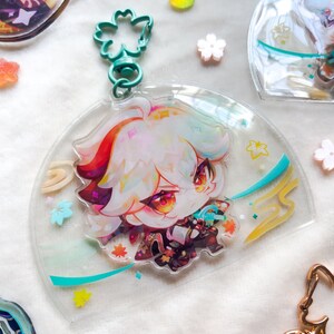 Kazuha Acrylic PVC Keychain Charm - Genshin Impact [fanmade] , Kazuha ...