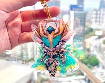Firefly Sam Acrylic Keychain / Charm , Pull Able / Openable