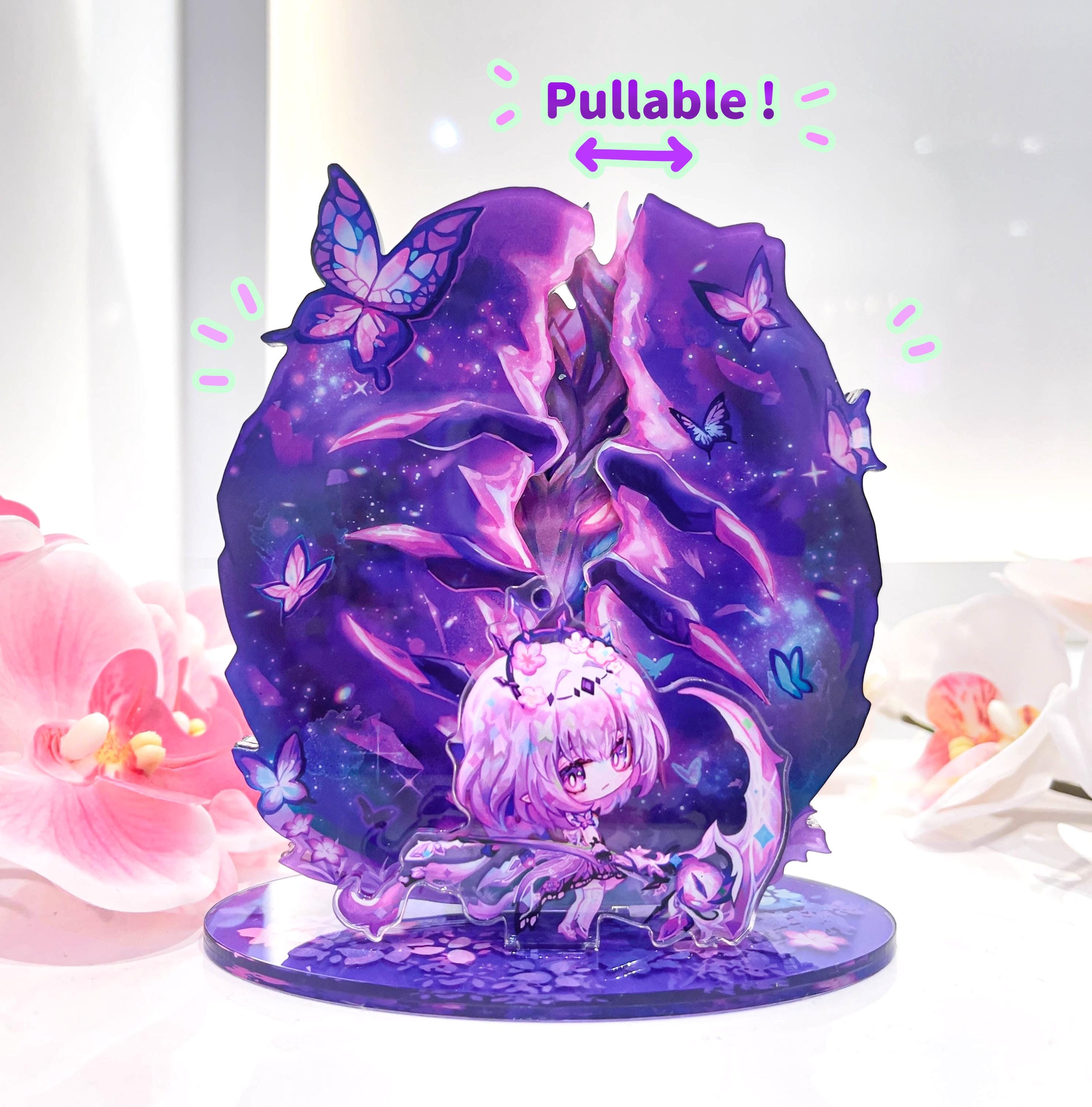 Castorice & Pollux Pull Able Standee - Honkai: Star Rail [fanmade