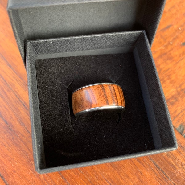 Ring aus Bocote Holz