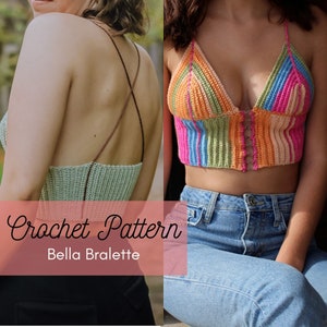 English Crochet Pattern: Bella Bralette