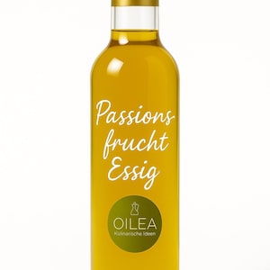 Passion Fruit Cream Vinegar – Handmade Fruit Vinegar | Tropical & Fruity | Perfect for fruit salads, summer dishes, and desserts