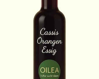 Cassis Orange Vinegar – fruity-tart gourmet vinegar | Perfect for salads, cheese, dressings, marinades