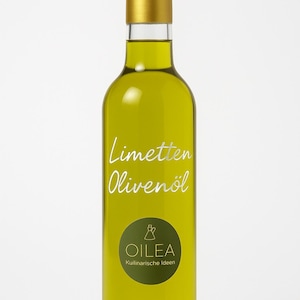 Lime olive oil | Handmade lemon oil from the factory | Fruity olive oil for salads, fish, grilling, gourmet gift