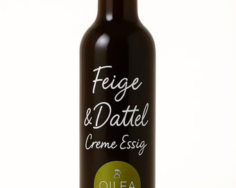 Fig and Date Cream Vinegar – Handmade balsamic vinegar | Delicatessen from Bad Homburg | Perfect with cheese, salad, and antipasti.