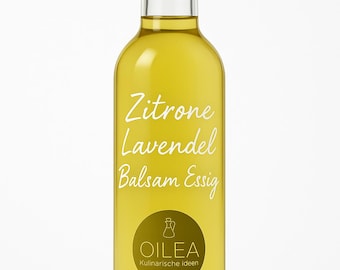 Lemon Lavender Balsamic Vinegar | Handmade balsamic vinegar from the factory | Fruity vinegar for salads, fish, cheese, gourmet gift