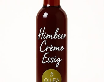 Raspberry Cream Vinegar – Handmade Fruit Balsam | Regional Delicatessen | Perfect for salads, desserts & cheese