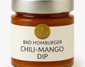 Bad Homburger Chili-Mango Dip – Fruity and Spicy | Handmade dip made from mango and chili | Perfect with spring rolls and Asian dishes