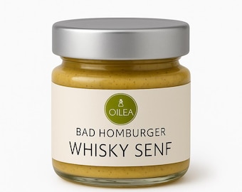 Whisky Mustard – Handmade gourmet mustard with Scottish whisky | Ideal with meat, cheese & as a gift 115ml