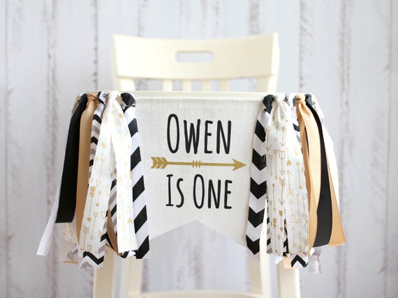 Personalized High Chair Banner Boy Personalized Banner Boy | Etsy