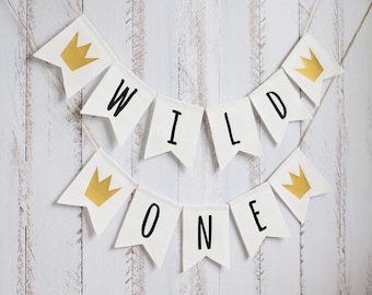 Wild One Banner | Etsy