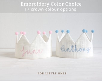 Personalized Name birthday crown, Boy&#39;s birthday, Baby Blue Birthday Custom Crown, Boy&#39;s birthday party, first birthday outfit