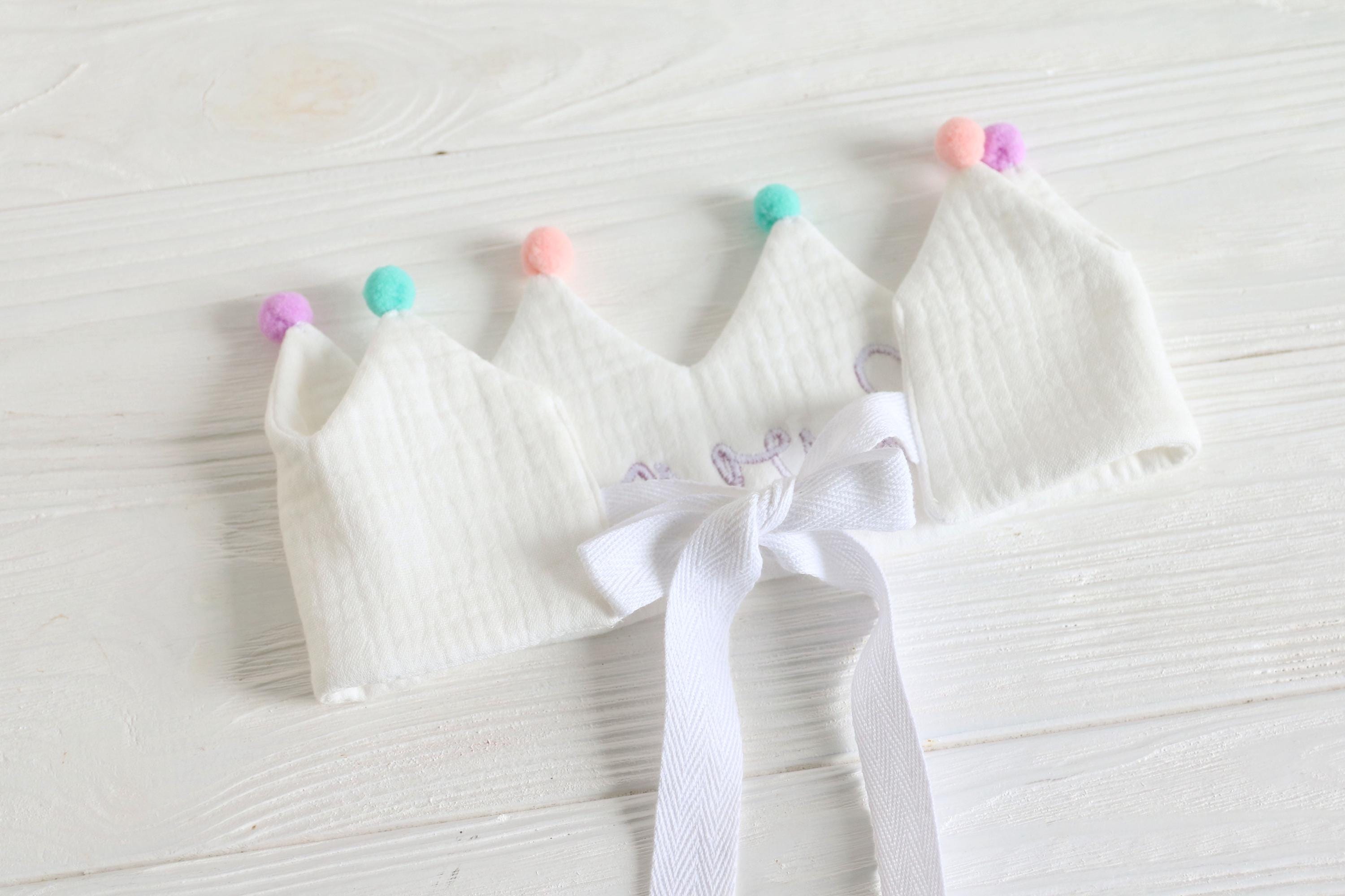 Coroncina Di Compleanno Rosa Con Numero Fulmine + Occhialini Happy Birthday, Set Regalabile Per Bambini, Cappellino In Cotone Morbido E Occhiali Leggeri Per Foto Di Festa