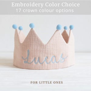 Personalized Girl birthday crown, Girl&#39;s birthday, Peach Birthday Name Crown, Girl&#39;s birthday party, first birthday outfit