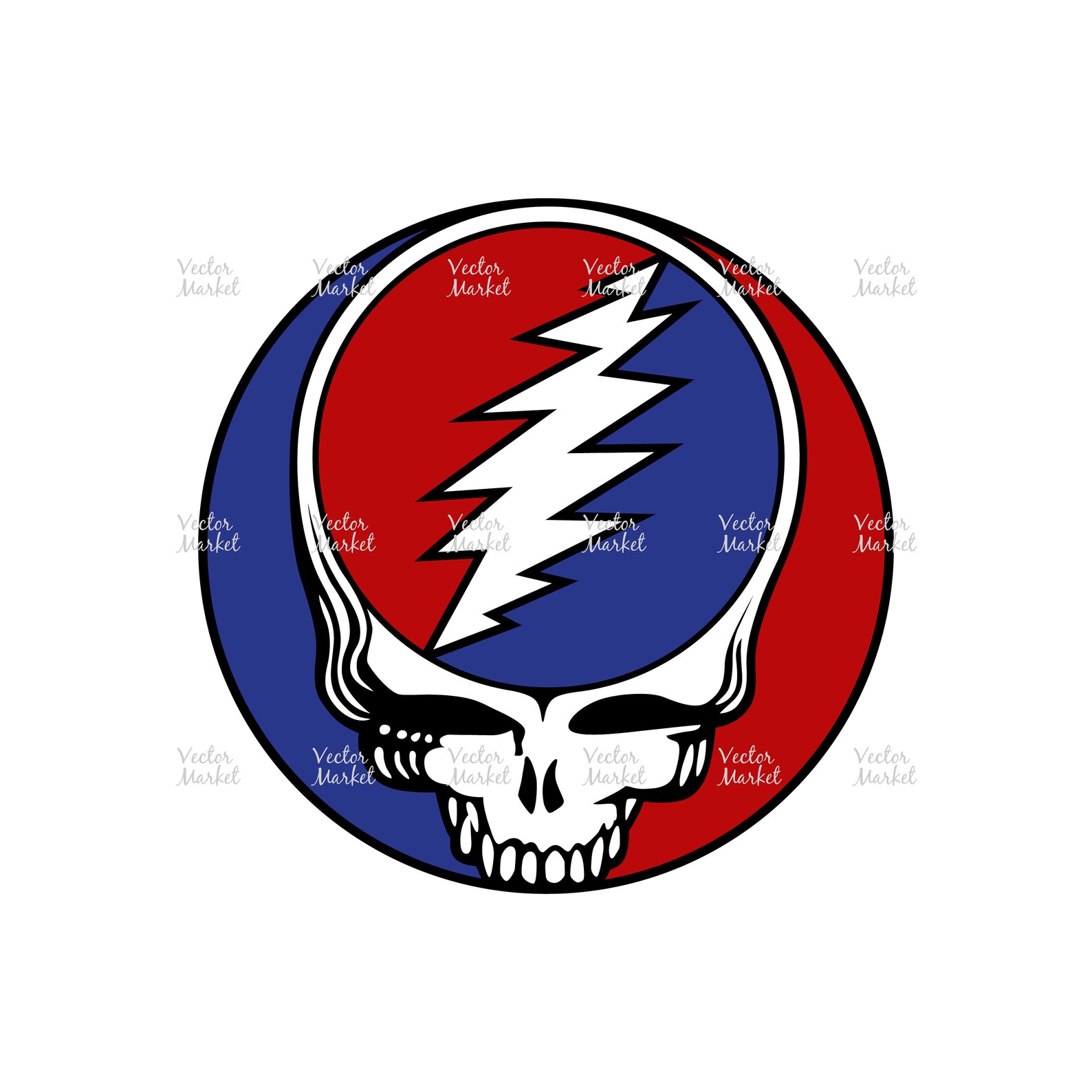 Grateful dead Ai Eps Pdf Svg Png High Quality File | Etsy