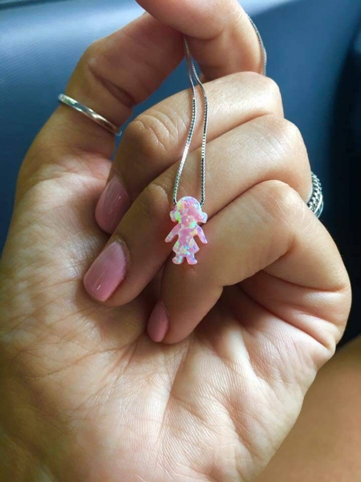 Genuine Opal Necklace Beautiful Opal pendant Baby Boy or | Etsy