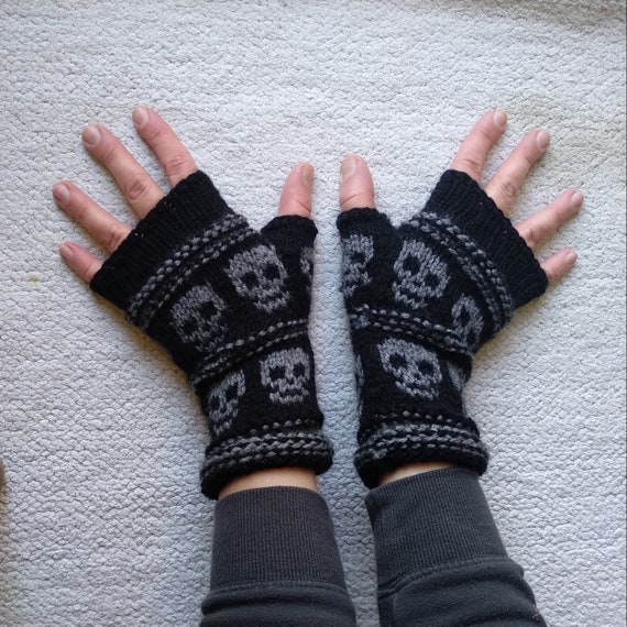 Personalized Arm Warmers With Emo Mittens -