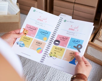Learn Arabic Activity Book – Beginner & Intermediate Phrases