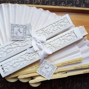 Hand fan invitations deals