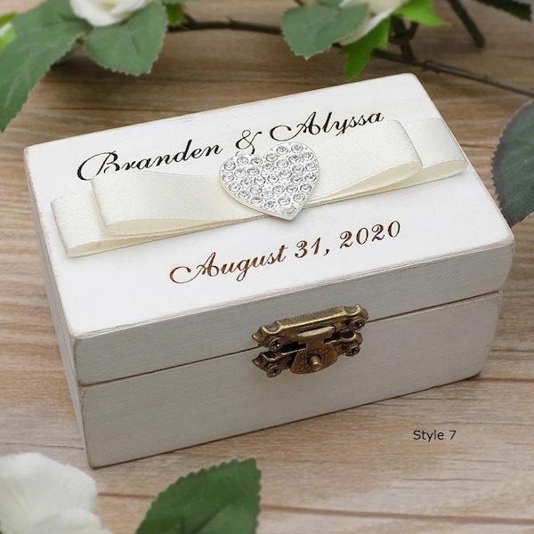 Ring Box Wedding,Custom Ring box,Ring Box Personalized, Engagement Ring Box,Ring Holder Wedding,Ring Bearer Pillow,Ring Box wedding Ceremony