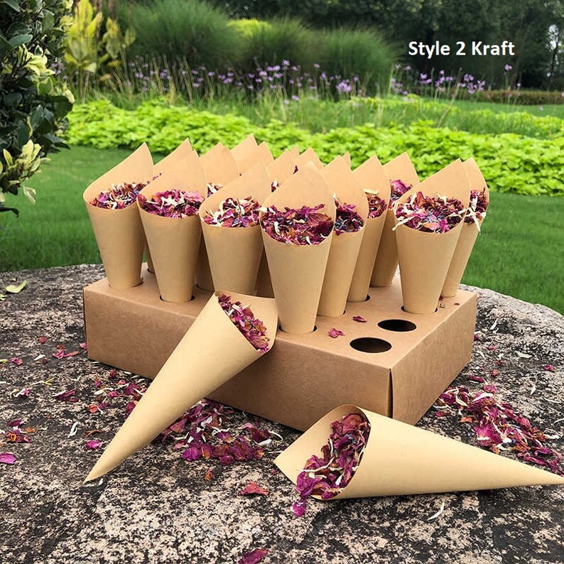 Wedding Confetti Cone Holder Confetti Cone Tray Perfect for Etsy