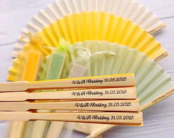 Wedding fans,Personalized Wedding hand fans,Fans for Wedding,Sage Green fans,Personalized fans,Hand Fan Bulk,Each Fan comes with Organza Bag
