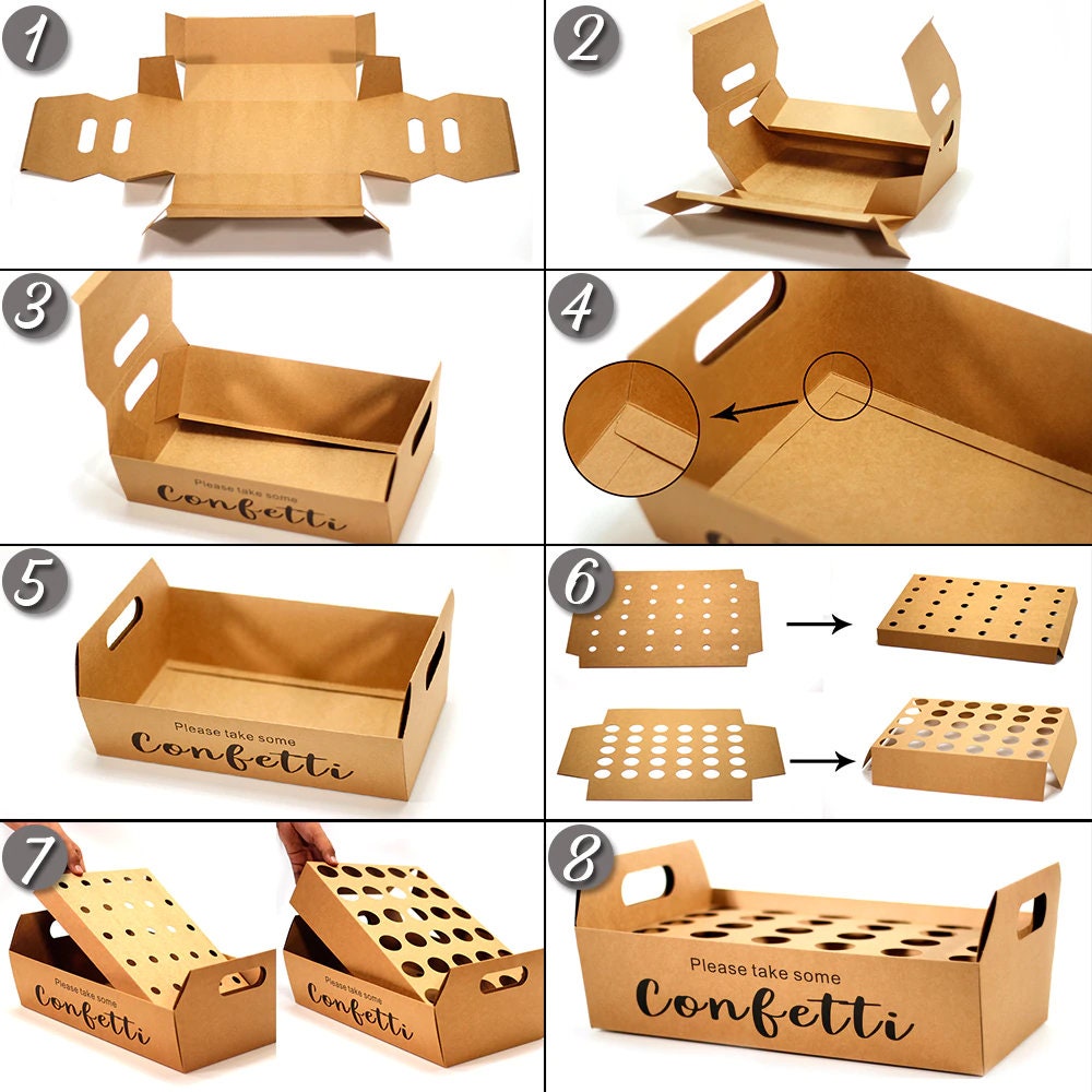 Wedding Confetti Cone Holder Confetti Cone Tray Set 30 Etsy Australia