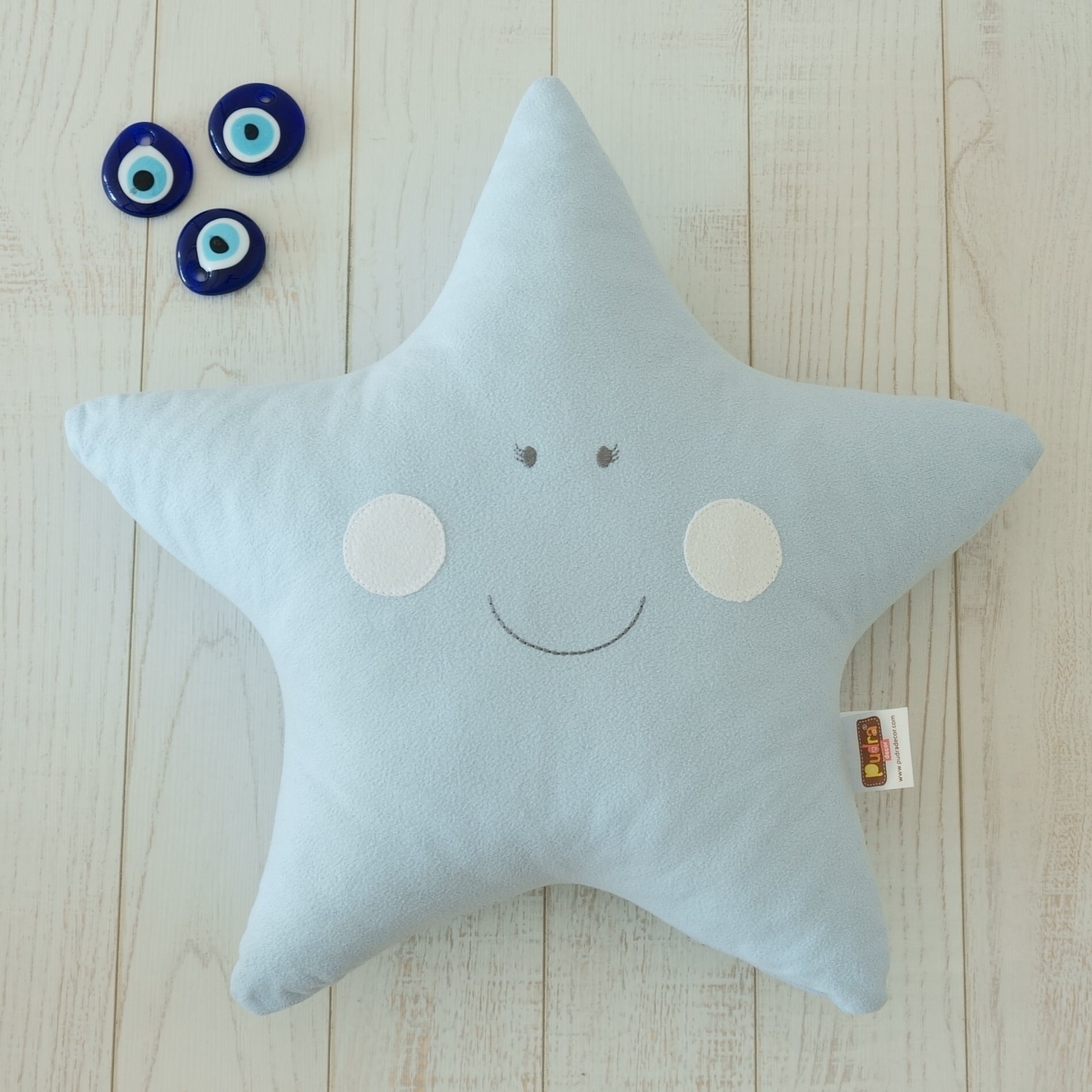 Star shaped handmade pillow for baby's and kid's room Etsy