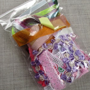 Kit pizzo e nastro, borsa misteriosa da 30 pezzi, pacchetto Junk Journal, Scrapbooking