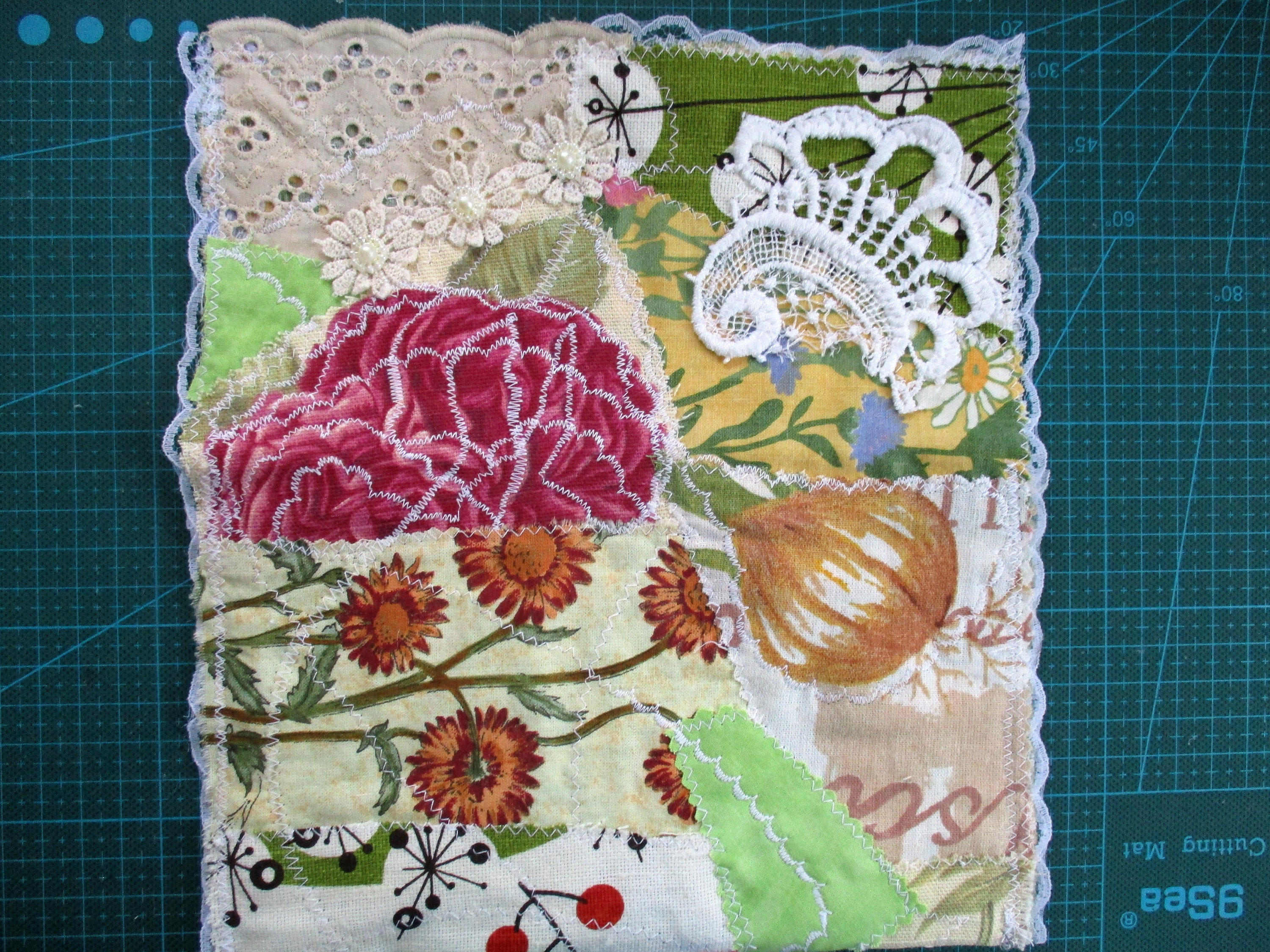 Rustikale Textil Kunst Umschlag 1 Stück | Etsy