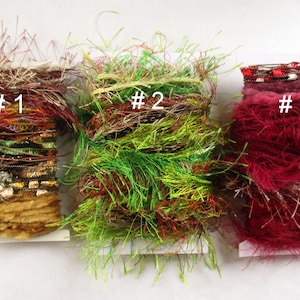 Art Yarn Bundle: Embellishment Fibers for Junk Journals
