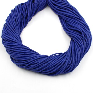 Blue Lapis Heishi Tyre Wheel Seed Afghani Tribal Strand Craft Beads 2mm DIY Blue Lapis Heishi Tyre Wheel Seed Afghani Tribal Strand Craft Beads 2mm DIY