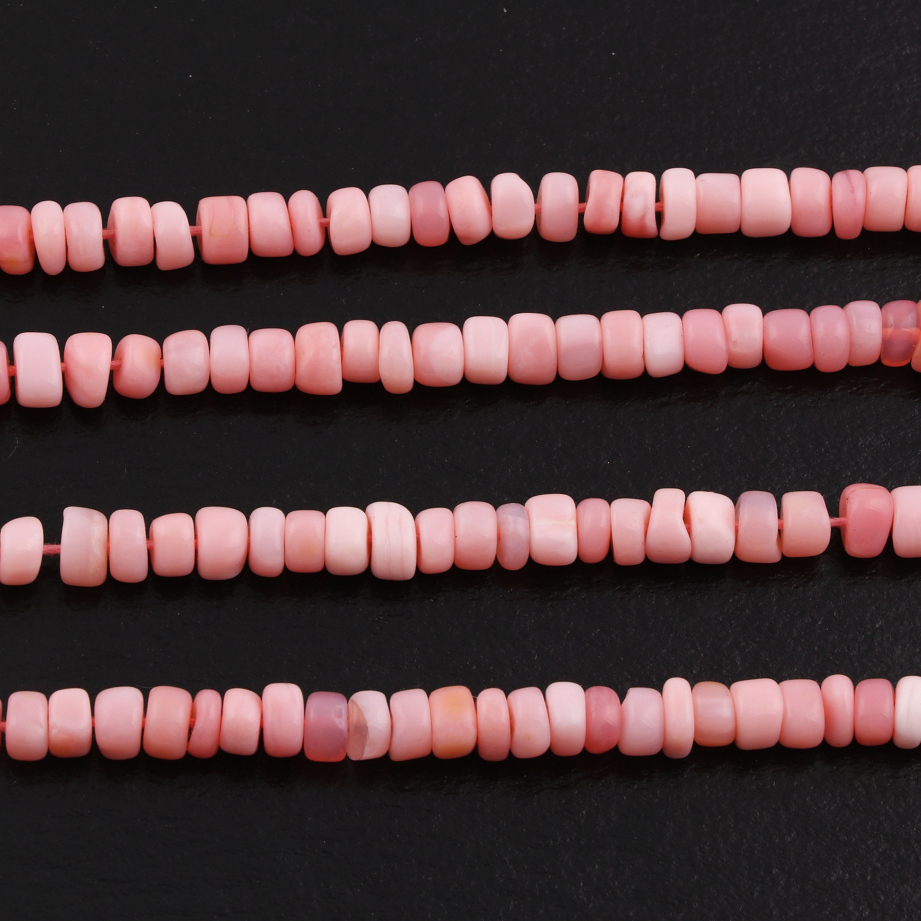 Rose Beads For Jewelry Making Rose Quartz Beads For Jewelry Making Natural Semi Precious... 4mm Gemstone Beads 5 thumbnail image